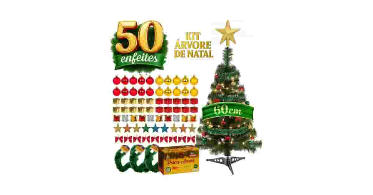 Qual Melhor Árvore de Natal Decorada Pequena: 10 Kits Prontos