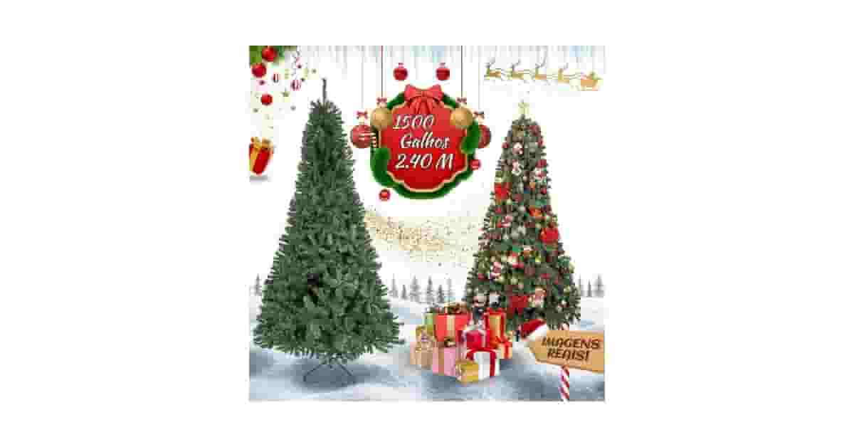 Qual Melhor Árvore de Natal luxo 2 metros? Guia Das Cheias e Nevadas
