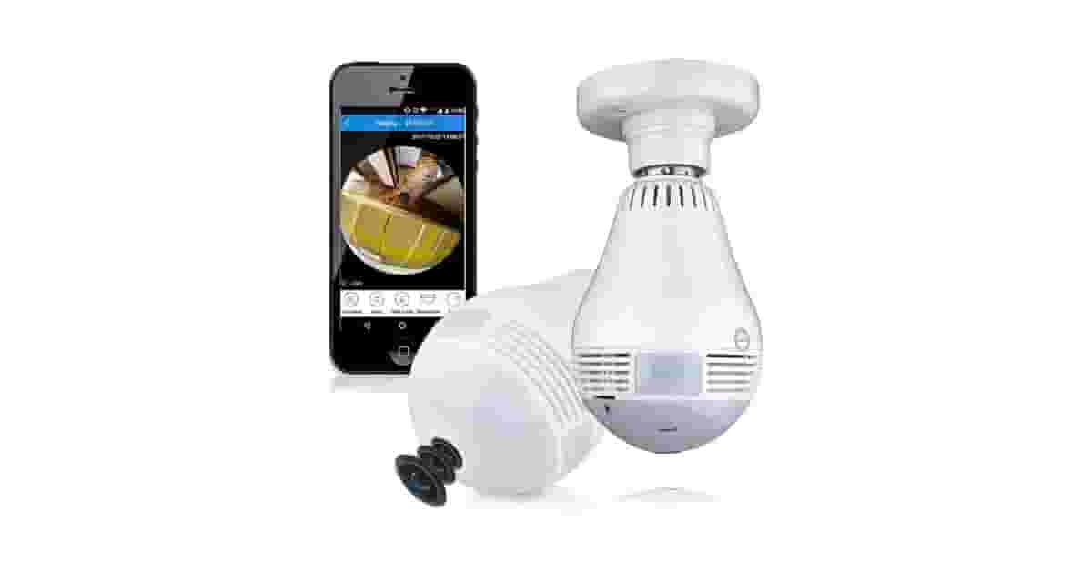 Qual Melhor Lampada Espia Com Visão Noturna e Wi-Fi?