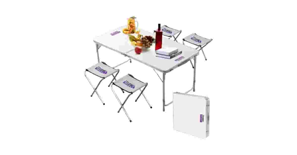 Qual Melhor Mesa de Camping Dobrável com Bancos que Vira Maleta?