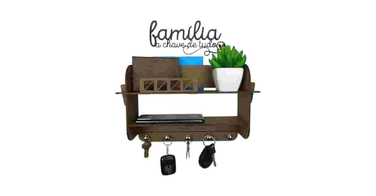Qual Melhor Porta Chaves Com Porta Cartas? Organize Já!
