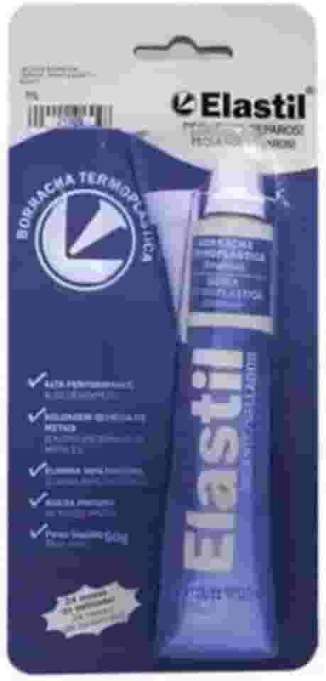 Borracha Termoplástica Cinza Elastil 50g