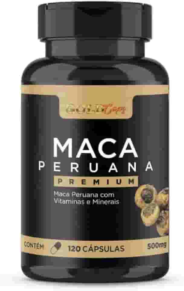 Maca Peruana Original Com Vitaminas e Minerais 120 Cápsulas