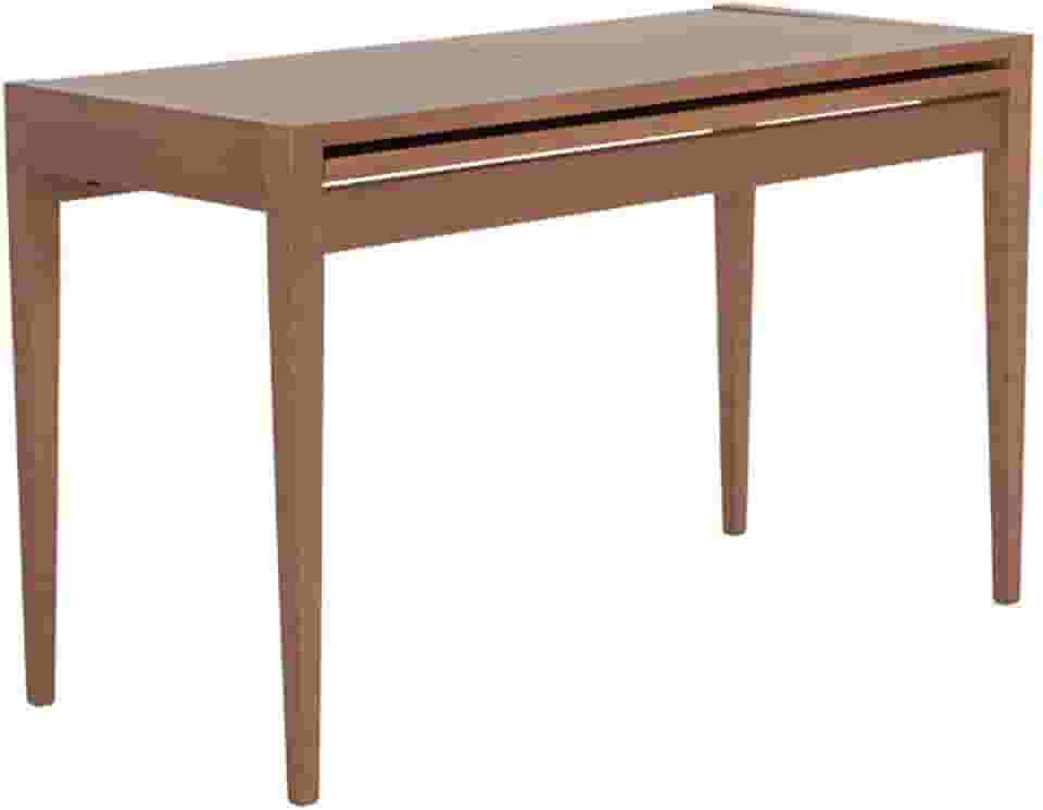 Mesa de Jantar Retrátil/Extensível em Madeira e MDF Pina Oppa Design - Amêndoa