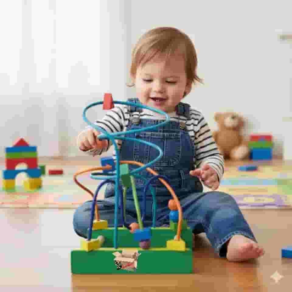 Brinquedo Pedagógico Educativo Em Madeira Aramado Tamanho G Montanha Russa