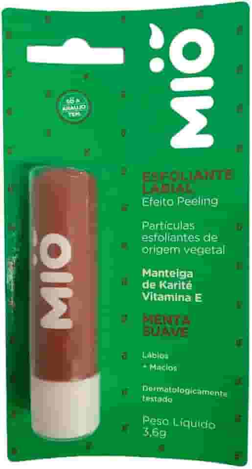 Esfoliante Labial Mió Efeito Peeling Sabor Menta Suave 3,6g