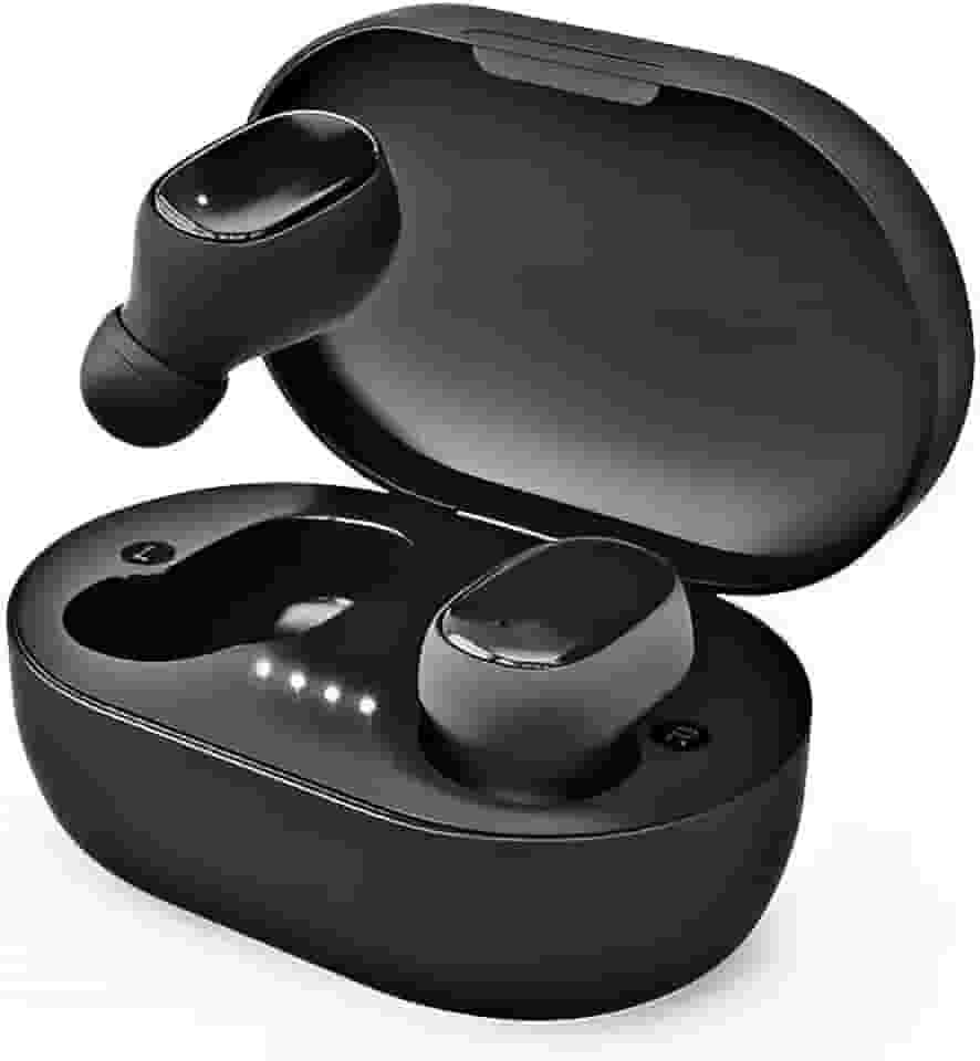 Fone de Ouvido Bluetooth Sem Fio TWS 5.3 com Microfone Cancelamento de Ruído Preto