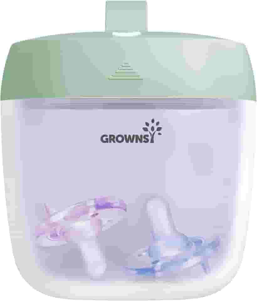 Desinfetante de chupeta portátil com luz UV | Mini esterilizador para bebês em movimento | Recarregável por USB 99,99% esterilizado em 59 segundos, cor verde