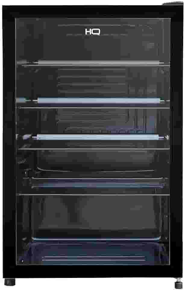 Frigobar Expositor Vertical HQ Vidro Duplo 130 Litros Preto HQ-130FBPVL (220v)