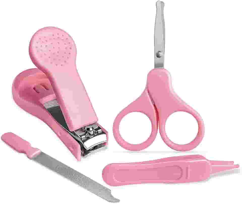 Adoleta Bebê Kit Manicure Infantil Rosa