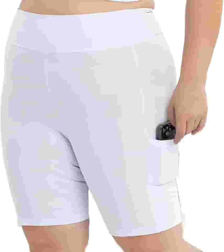 Short Suplex Plus Size com Bolsos Laterais - Conforto e Estilo para Atividades Esportivas, Marca Virtude - Tamanhos 44 a 50