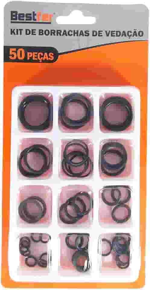 Kit Borracha Vedação com 50 Peças Bestfer