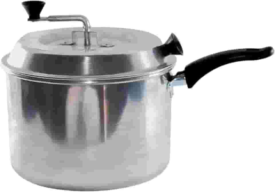 Panela Pipoqueira em Aluminio Nº 20 Pipoca Doce e Sal Panela para estourar milho de pipoca pipoqueira vintage.