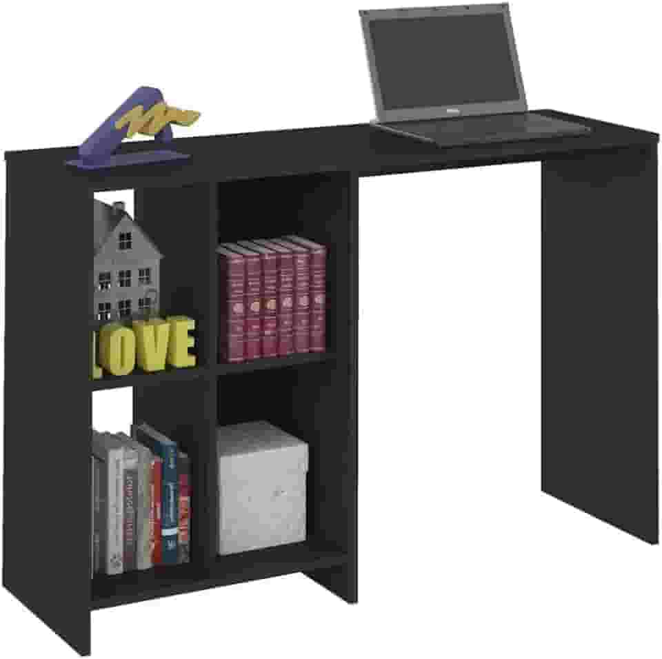 Escrivaninha com 4 nichos MATRIX cor Preto - Artely