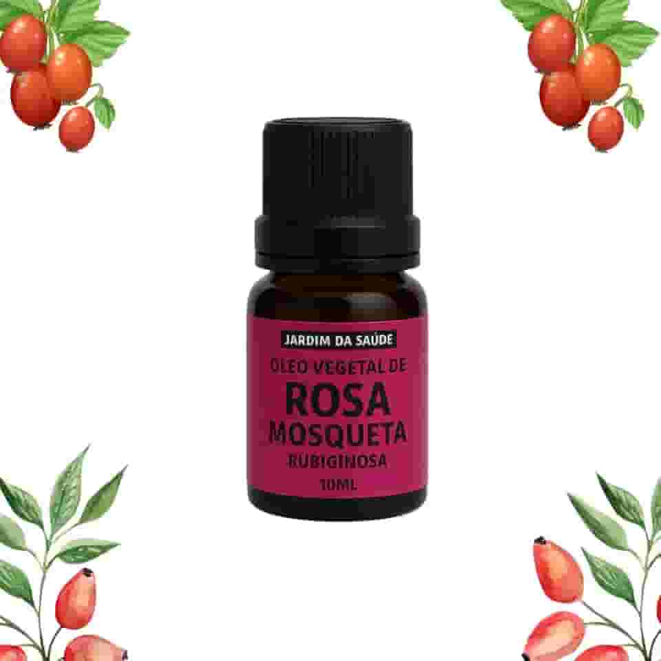 Óleo de Rosa Mosqueta Rubiginosa 100% Puro 10ml – Clareador e Regenerador da Pele