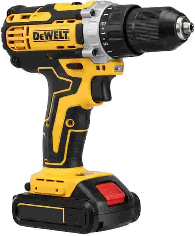 Furadeira Parafusadeira de Impacto 36V com 2 Baterias, Carregador Rápido e Kit 46 Peças – Mandril 13mm, Torque 70Nm, LED e Maleta Profissional