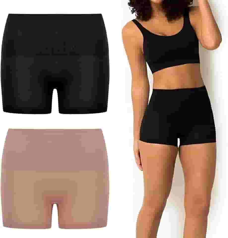 Kit 02 Calcinhas Boxer Modeladora Trifil Sem Costura Feminino Adulto