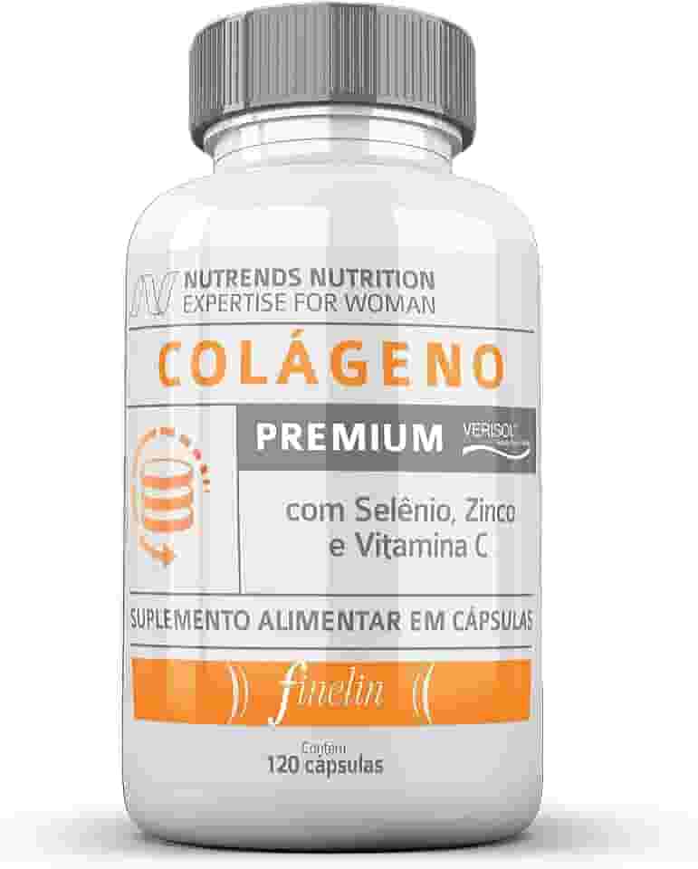 Nutrends Colágeno Hidrolisado Verisol Premium 120 Cápsulas Pacote De 120