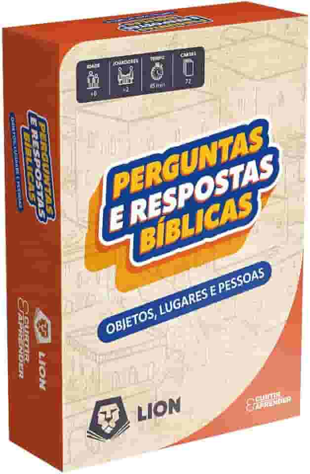 Perguntas e respostas Bíblicas - Jogo de Carta + Livreto