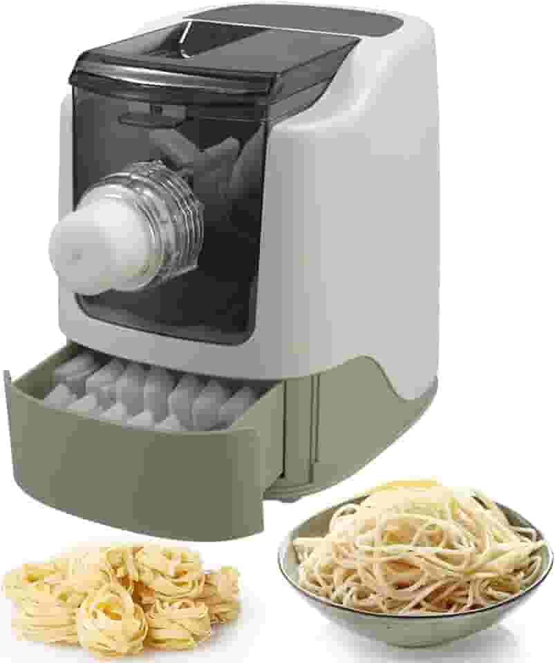 MáQuina De Fazer MacarrãO,MacarrãO AutomáTico De 260W-13 Moldes/Até 480 G De MacarrãO,MáQuina De Fazer MacarrãO DoméStico,MáQuina Espaguete EléTrica Para Fettuccine,MacarrãO,Grey