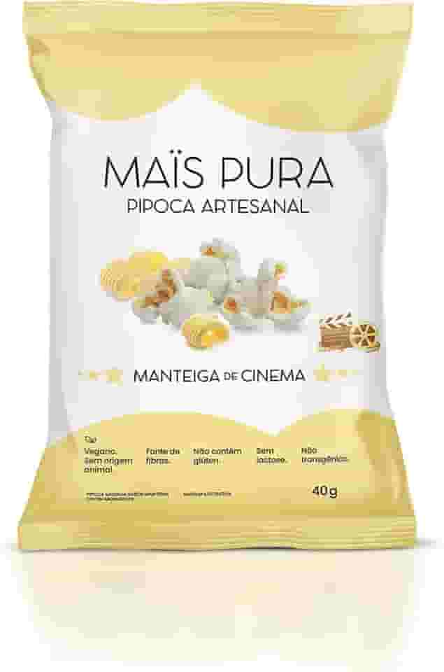 Pipoca Artesanal Maïs Pura Manteiga de Cinema 40g