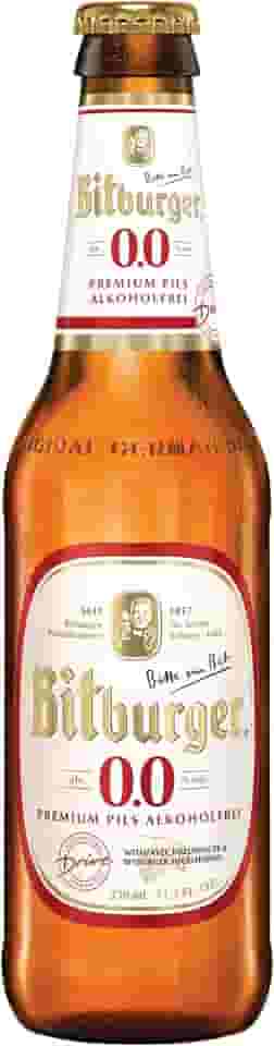 Bitburger Drive 0,0% Alkoholfrei Pilsen sem álcool garrafa 330ml