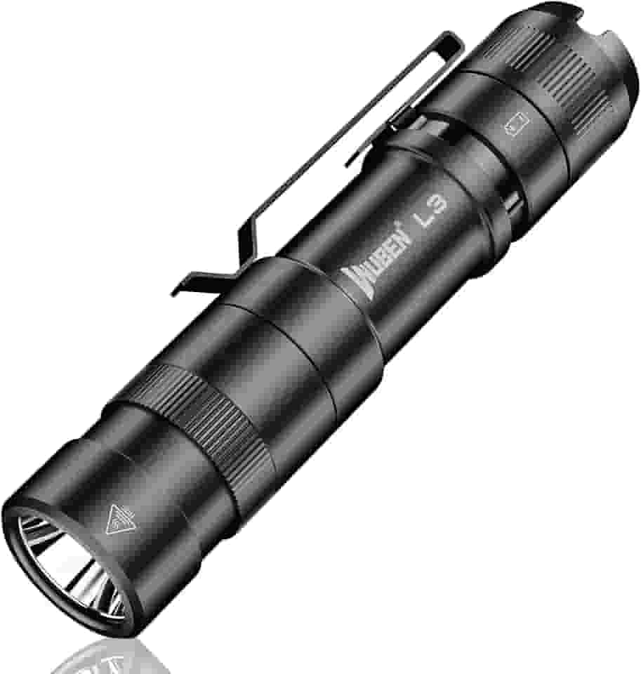 WUBEN L3 Lanterna High Lumen, 3000 Lumen Flash Light Lanterna Recarregável, Carregamento USB C de Via Dupla 7 Modos, Lanterna de Mão IP68 para Tática/Outdoor, Ferramenta Presentes para Homens