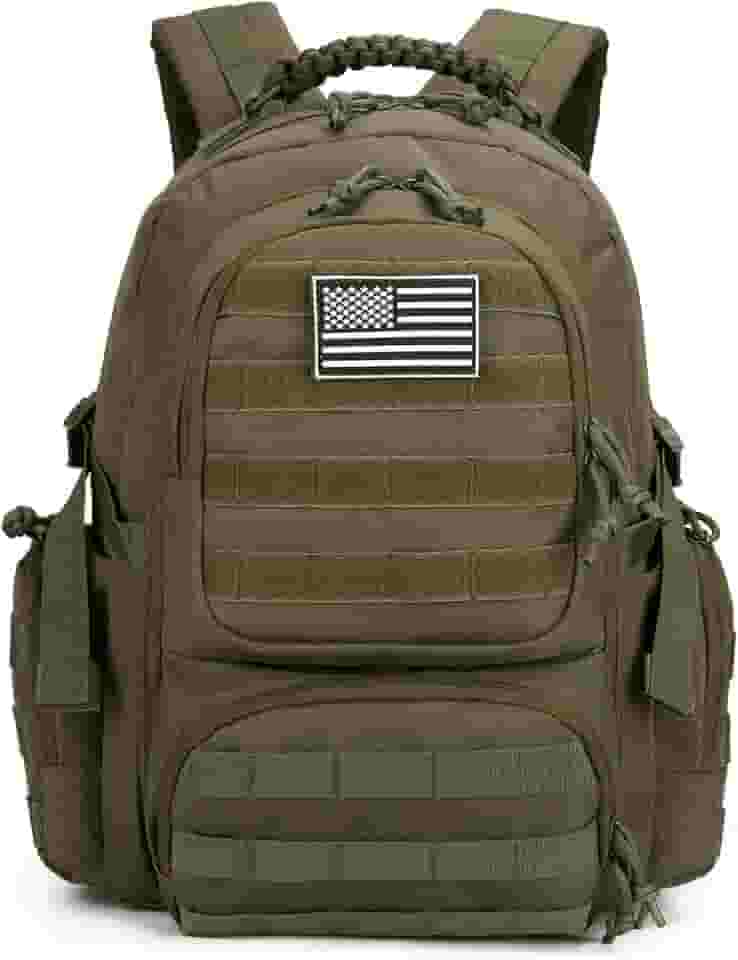 Mochila tática militar 30L para homens, pacote de assalto, mochila Molle, mochila tática de caminhada