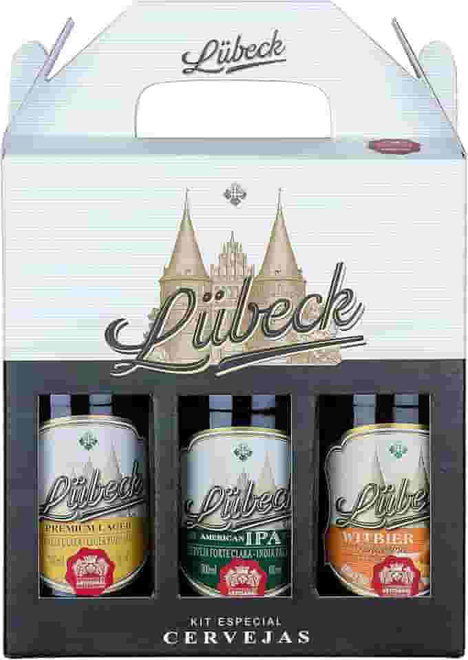 Kit Lübeck 3 Und 1 Lager - 1 Ipa - 1 Witbier Tangerina Lübeck Cerveja - Packs de Craft Beer