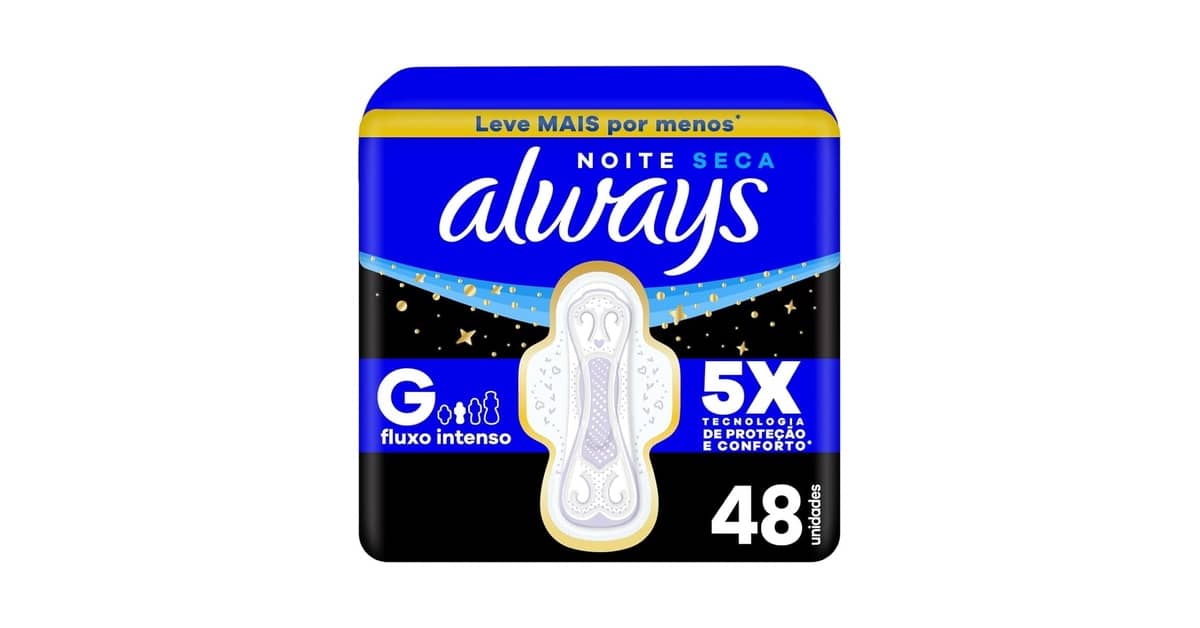 Melhor Absorvente Noturno: 10 Opções de Máxima Proteção