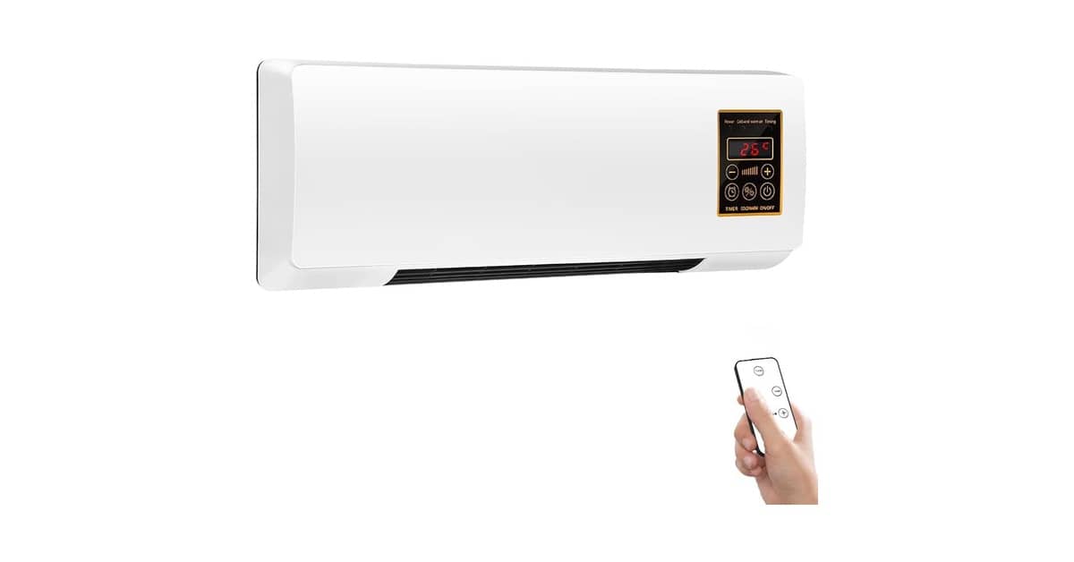 Melhor Aquecedor Elétrico de Parede: Potência e Eficiência