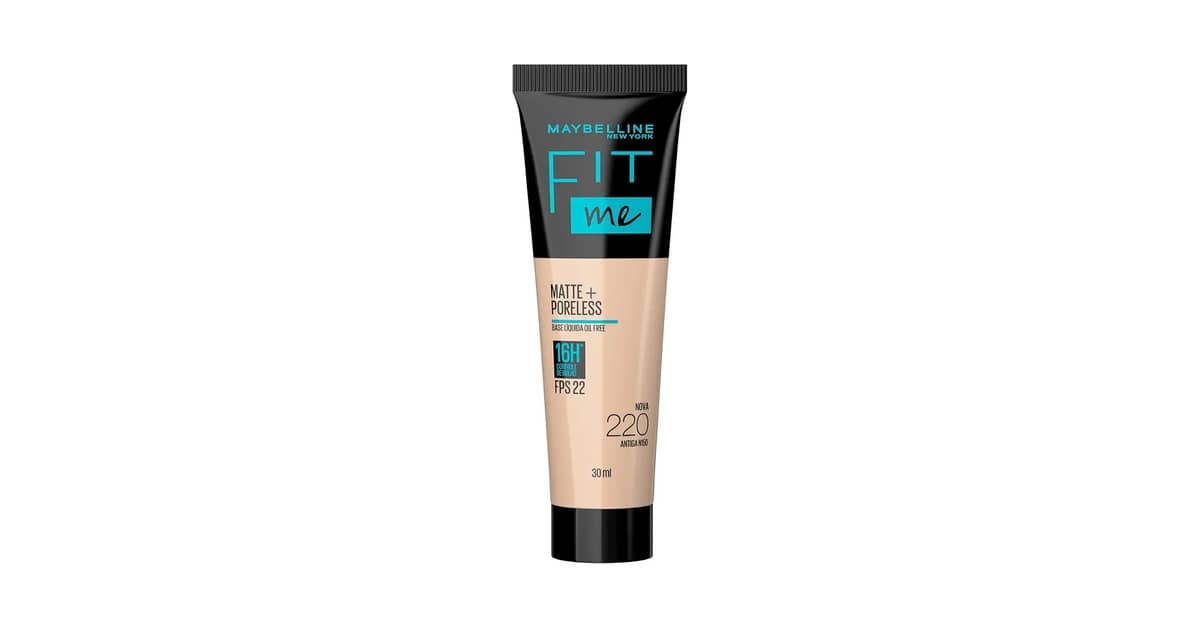 Melhor Base Líquida Maybelline Ny Fit Me Matte Fps 22: Guia Completo