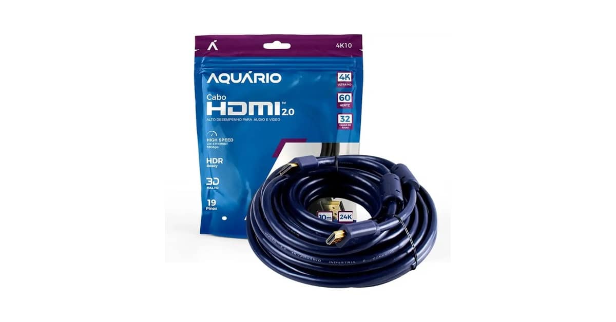 Melhor Cabo Hdmi 10 Metros: Qualidade 4K Garantida
