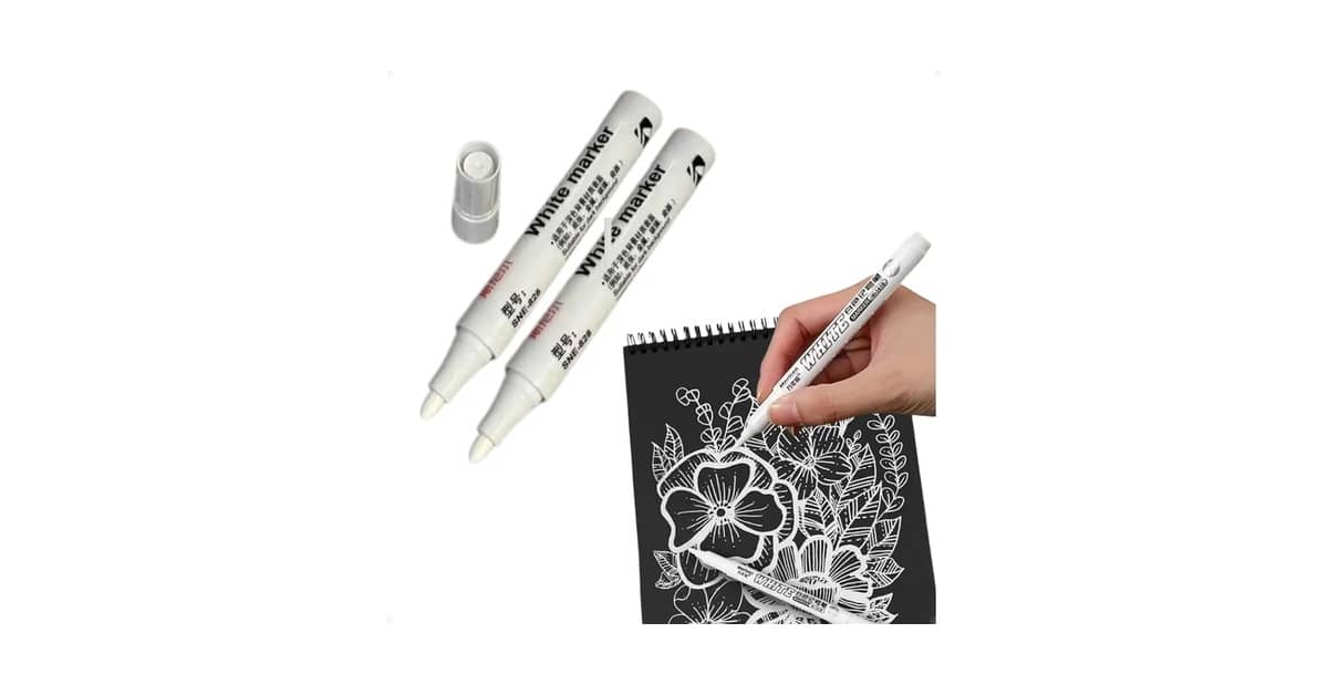 Melhor Caneta Branca para Desenho: Guia de Escolha