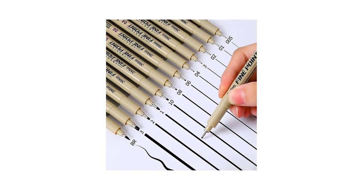 Melhor Caneta Nanquim para desenho: Traços Precisos!