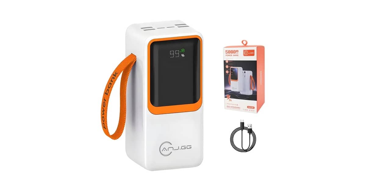 Melhor Carregador Portátil 50000Mah: Potência e Carga Rápida