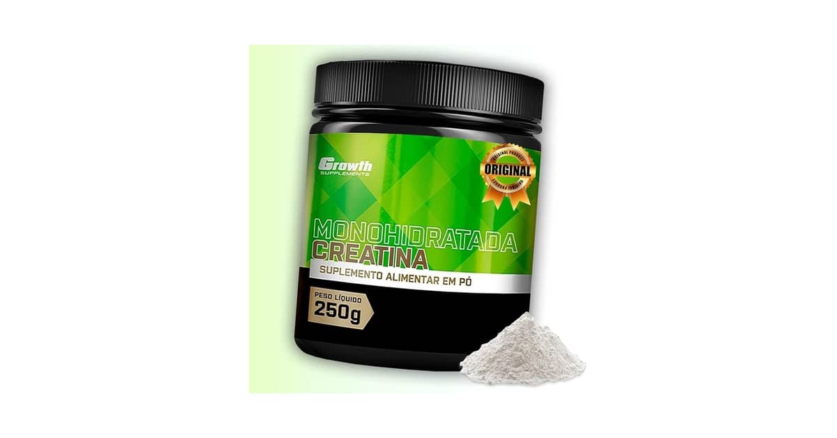 Melhor Creatina da Growth: Pura e Creapure!