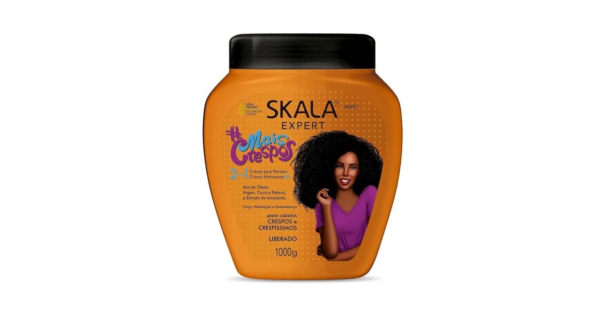 Melhor Creme Skala para Cabelo Crespo: Definição e Nutrição