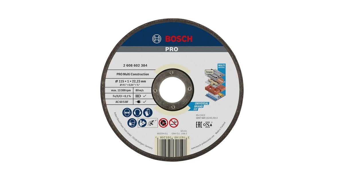 Melhor Disco de Corte para Esmerilhadeira: Guia Prático