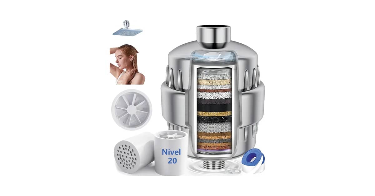 Melhor Filtro Cloro Chuveiro: Pele e Cabelo Radiantes