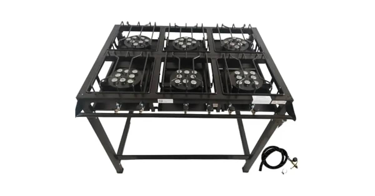 Melhor Fogão Industrial 6 Bocas: Guia de Alta Pressão