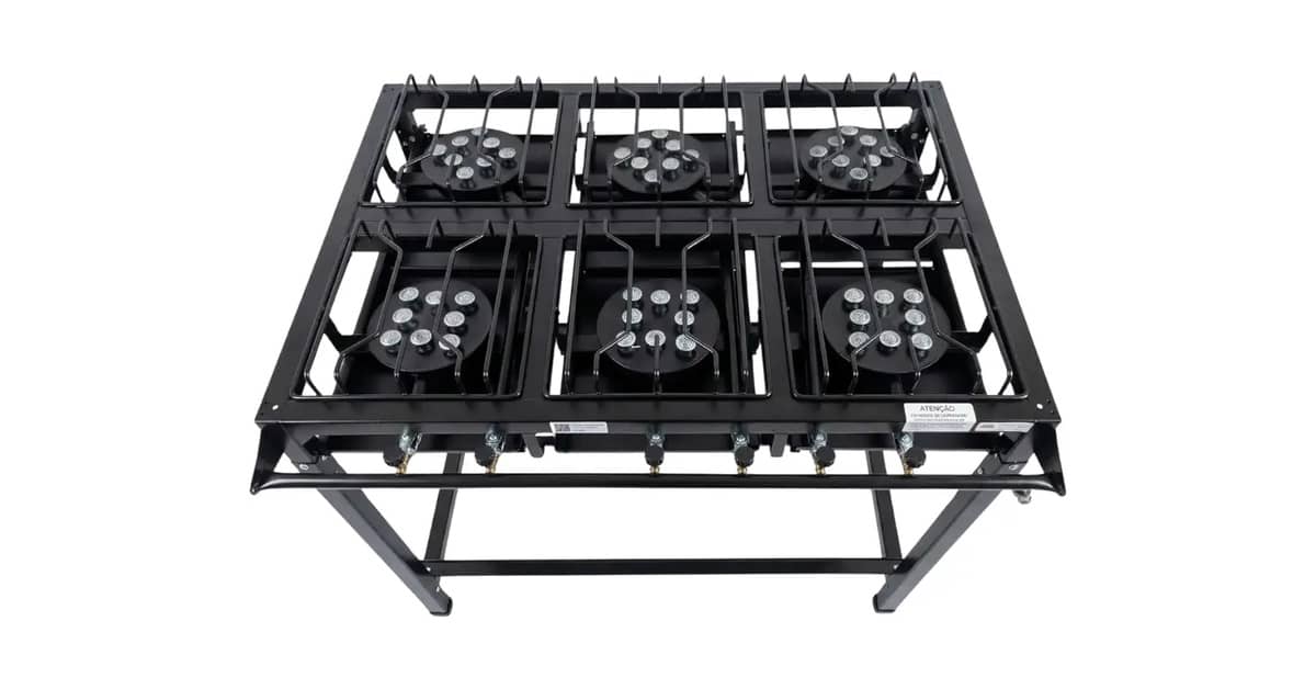 Melhor Fogão Industrial de 6 Bocas: 10 Modelos Robustos