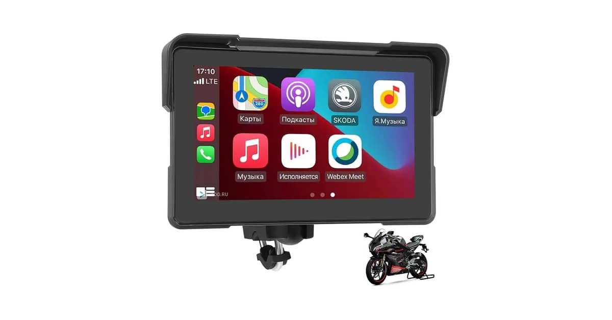 Melhor Gps para Moto: Tela CarPlay e Rastreador