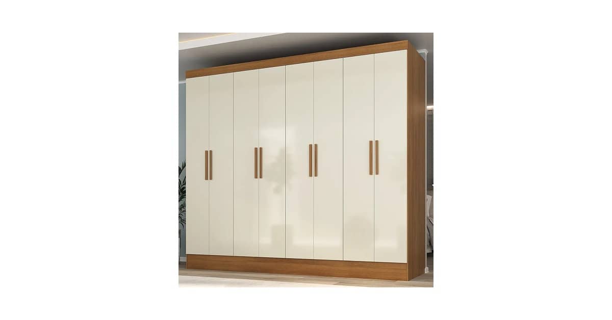 Melhor Guarda Roupa Casal: 7 Opções com Espelho e Gavetas