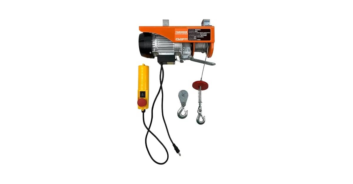 Melhor Guincho Elétrico de Talha: 10 Modelos de Alta Performance