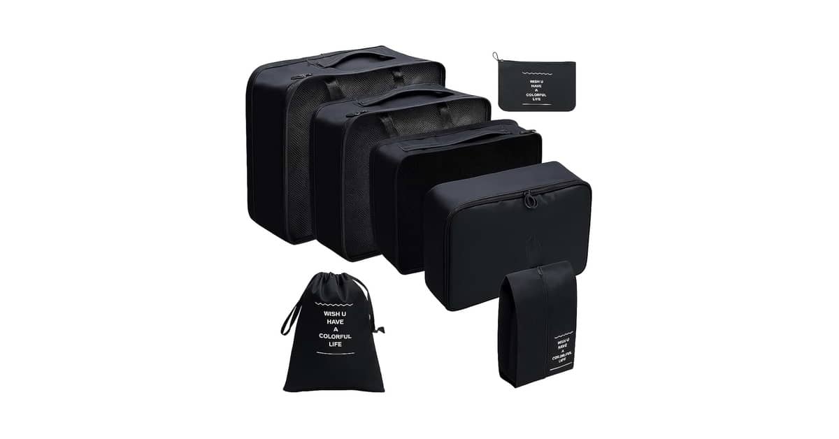 Melhor Kit Organizador de Mala: 7 Opções Práticas
