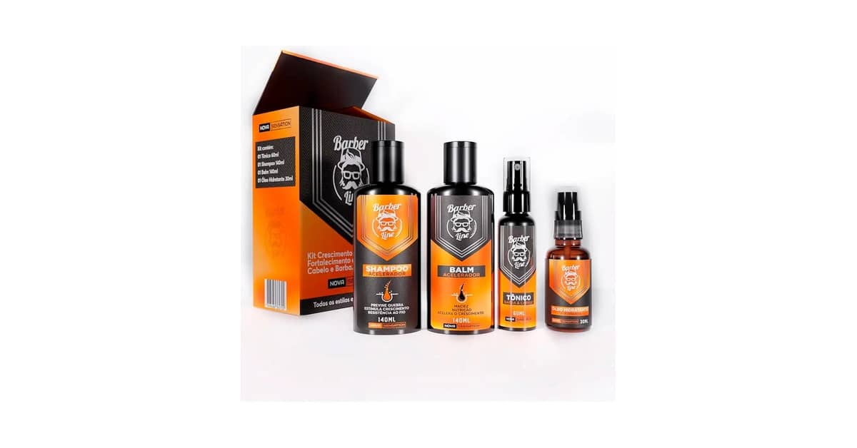 Melhor Kit para Crescimento de Barba: Acelere e Fortaleça os Fios