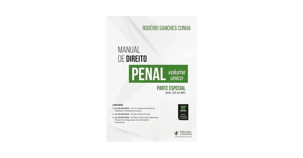 Melhor Livro de Direito Penal Parte Especial: Essencial para Estudantes