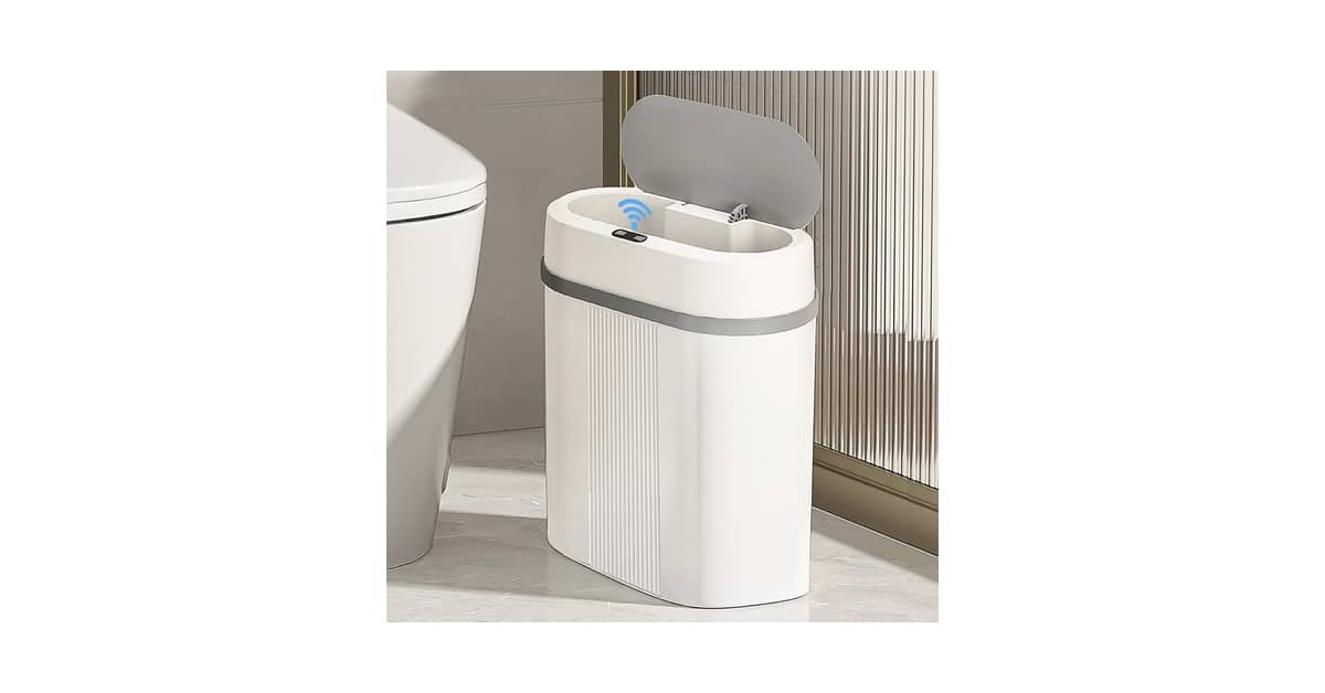 Melhor Lixeira com Sensor para Banheiro: 5 Opções Higiênicas