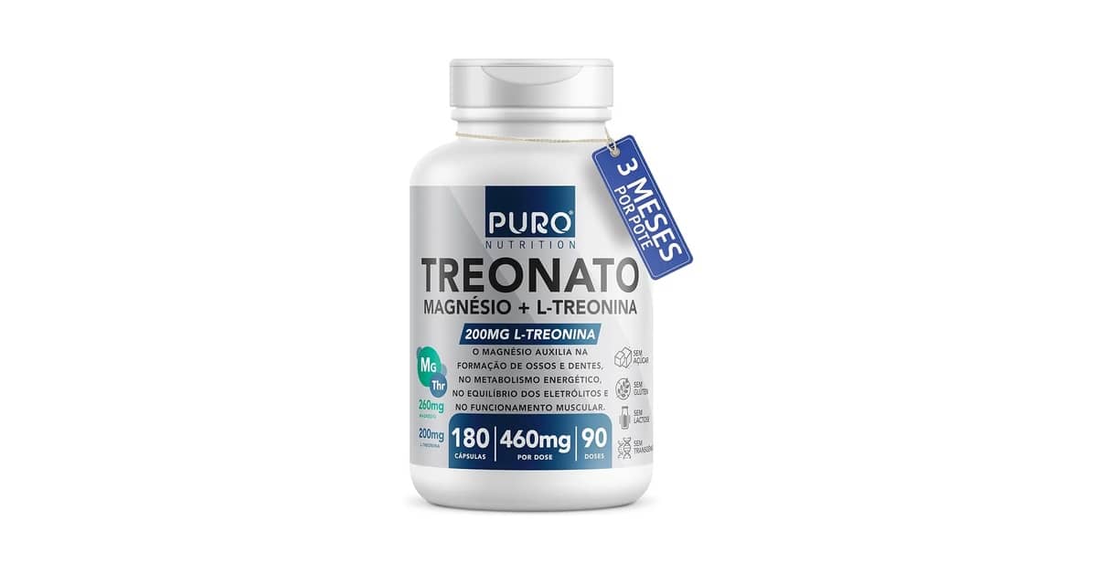 Melhor Magnésio L-Treonato - Qual a Melhor Marca? 10 Opções
